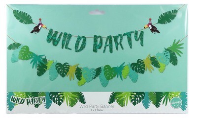 PROMO - Guirlande anniversaire - Happy Birthday wild party PROMO - Guirlande anniversaire - Happy Birthday wild party