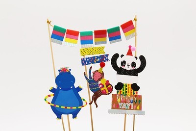 PROMO - Set déco pour gâteau d'anniversaire PROMO - Set déco pour gâteau d'anniversaire