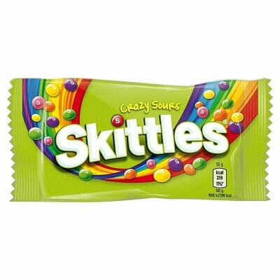Bonbon - Skittles Crazy Sour 55g