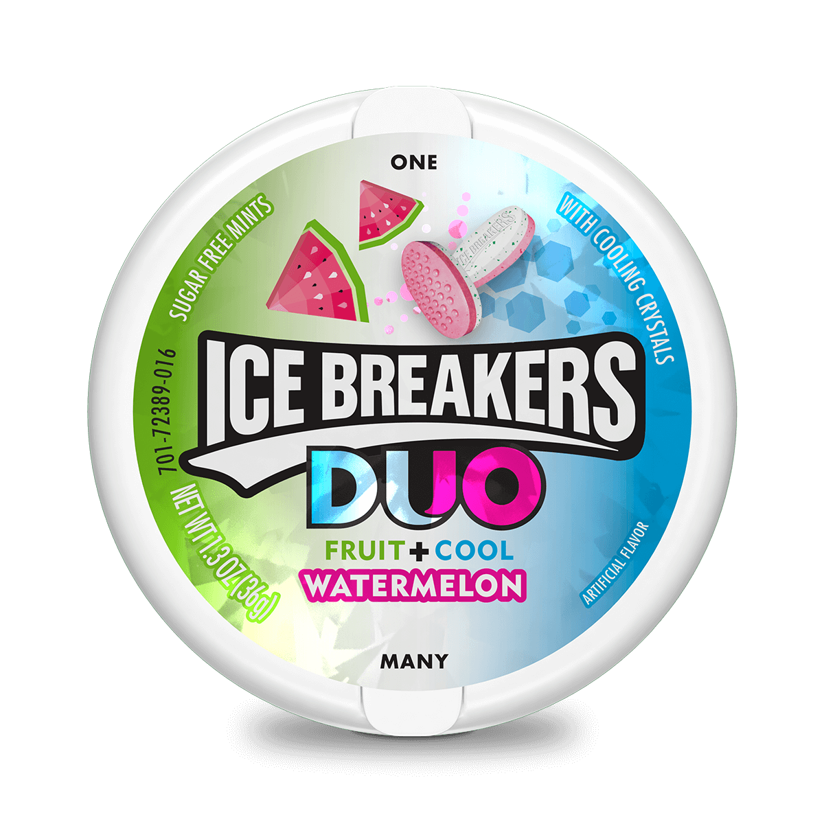 Bonbon sans sucre - Ice Breakers Mint Duo Watermelon 28g