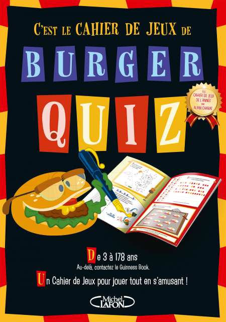 Livre jeu - C'est le cahier de jeux de Burger Quiz Livre jeu - C'est le cahier de jeux de Burger Quiz