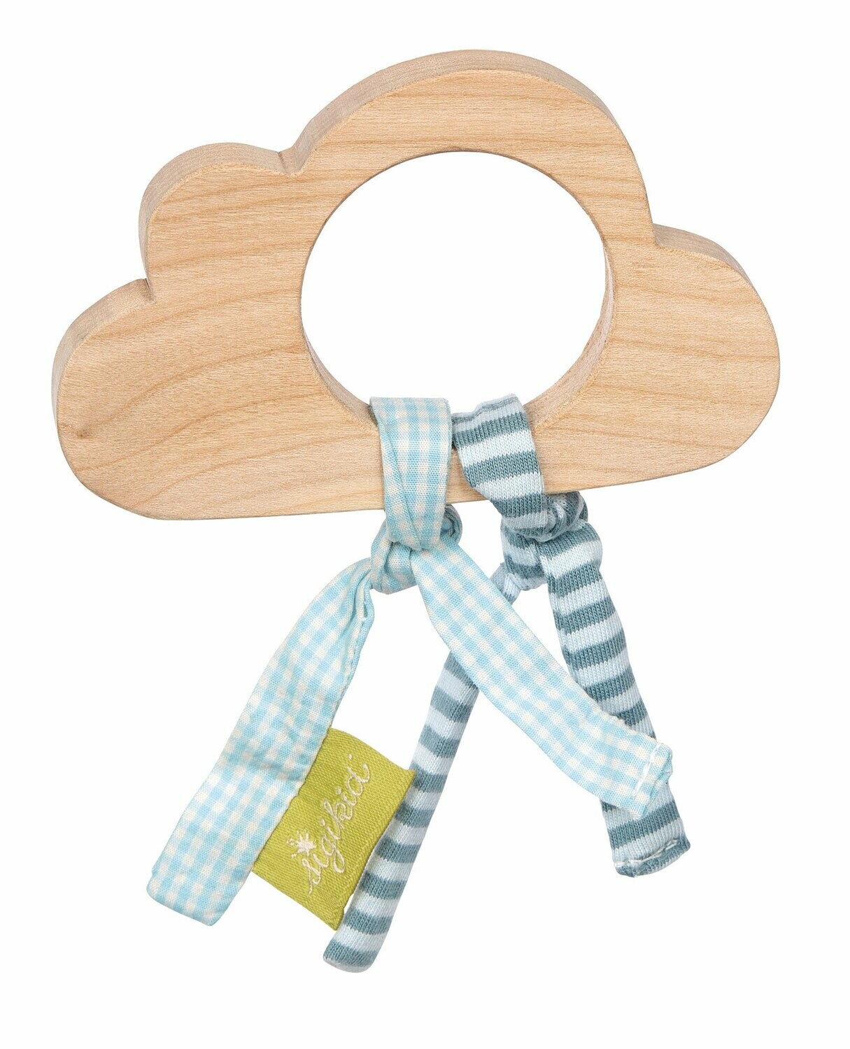 Hochet en bois en forme de nuage Hochet en bois en forme de nuage