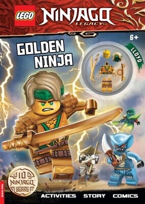 LEGO® Ninjago™ -  Livre en anglais 1 Mini-Figurine Golden Ninja