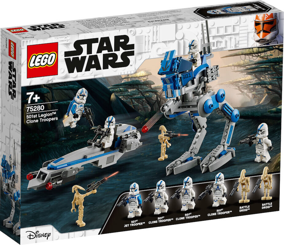 LEGO® Star Wars 75280 - Les Clone troopers de la 501ème légion