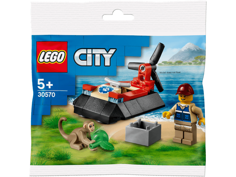 PROMO - LEGO® City - 30570 - L'aéroglisseur de sauvetage des animaux sauvages