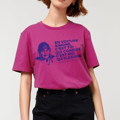 T-Shirt Femme Particules - En voiture Simone