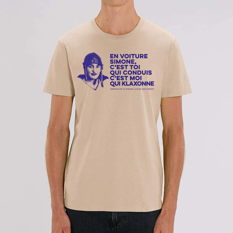 T-Shirt Homme Particules - En voiture Simone - Hommage à la pilote Simone des Forest
