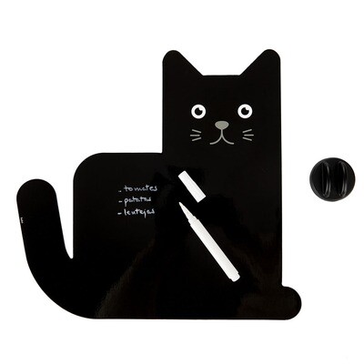 Tableau magnétique chat avec marqueur