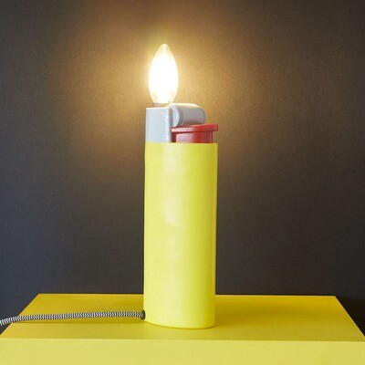 Lampe briquet - jaune