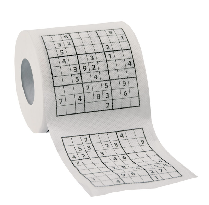 Papier toilette sudoku