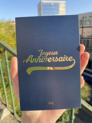 Carte postale Particules - Joyeux anniversaire