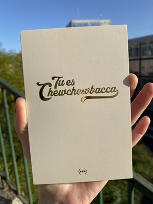 PROMO Carte postale Particules - Chewchewbacca