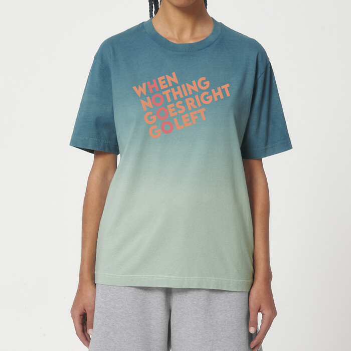 T-Shirt Unisex Particules - When nothing goes right, go left