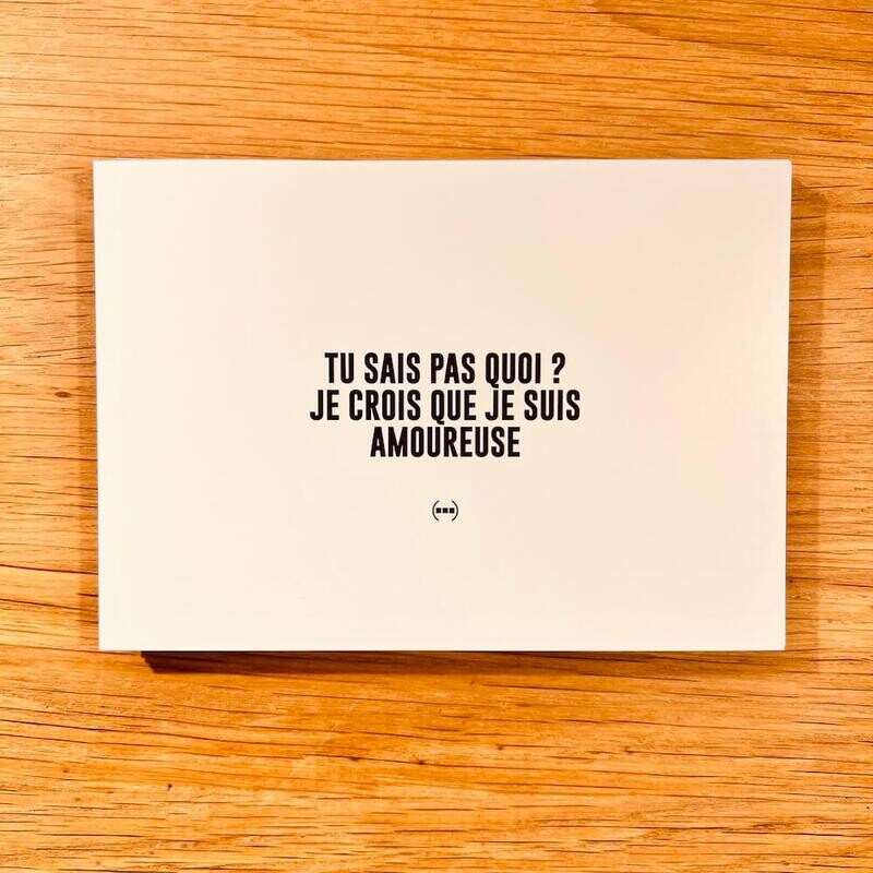 Carte postale Particules - Mais merde ! Je t'aime putain