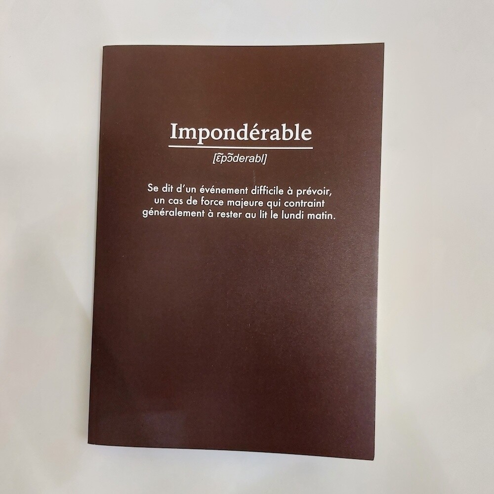 PROMO Carnet de note Particules A5 - Impondérable