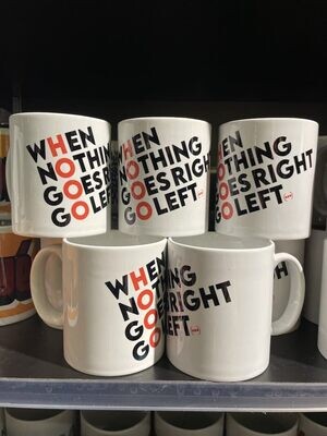 PROMO La tasse Particules - When nothing goes right, go left