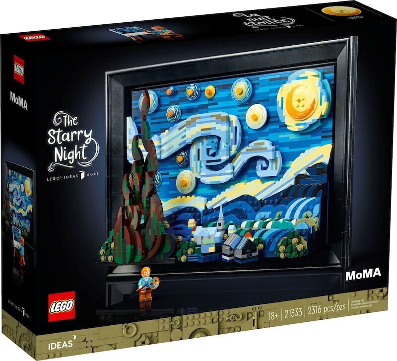 LEGO® 21333 - Difficile a trouver - Vincent van Gogh - La Nuit étoilée
