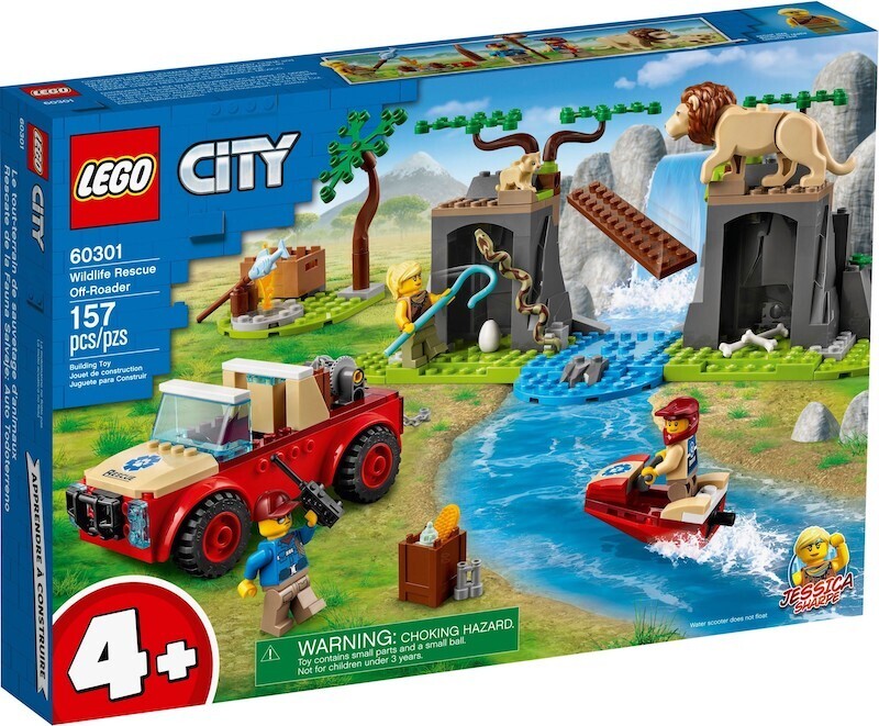 PROMO - LEGO®City - 60301 - Le tout-terrain de sauvetage des animaux sauvages