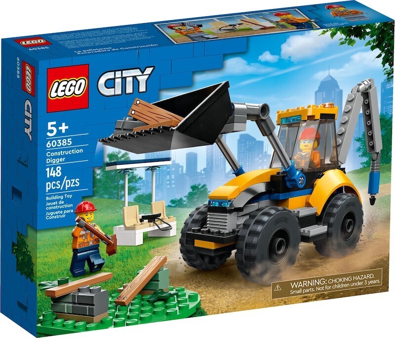 LEGO®City - 60385 -  La pelleteuse de chantier