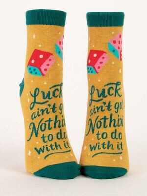 Chaussettes femme - Luck Ain't Nothin