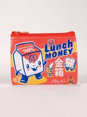 Pochette zip à monnaie lunch money
