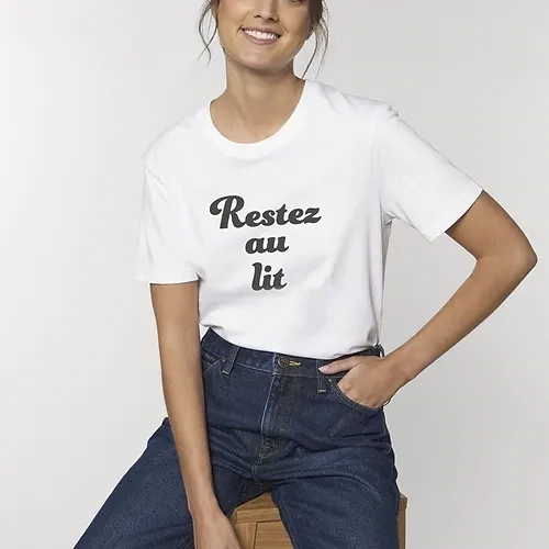 T-shirt unisex : Restez au lit