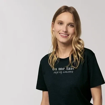 T-shirt unisex : Tu me fais tourner la tête