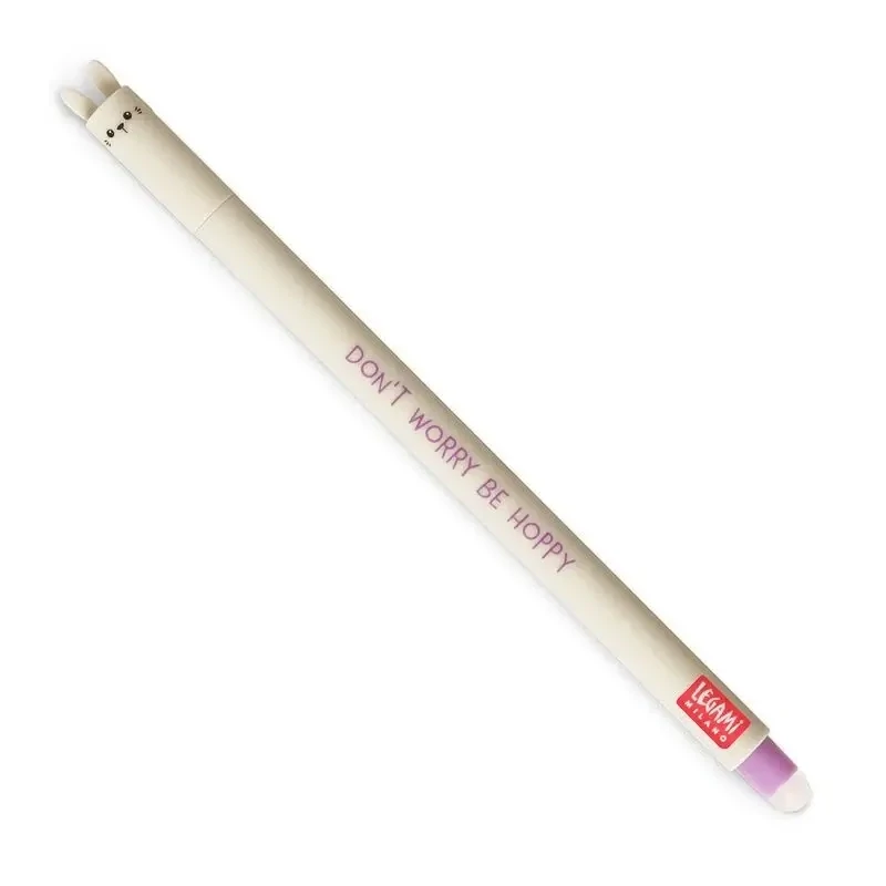 Stylo gel effaçable lapin
