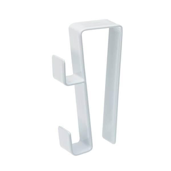Crochet de porte TOWER blanc, set de 2