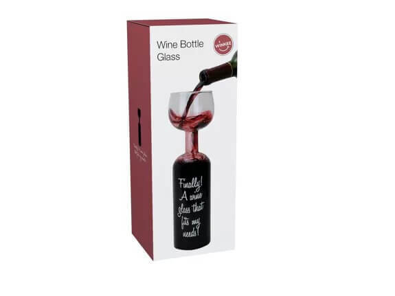 Verre à vin bouteille