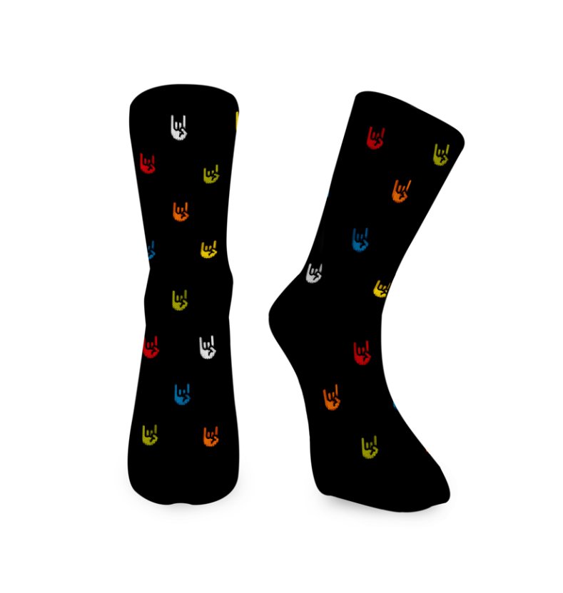 Chaussettes Rockstar colorées 41 - 45