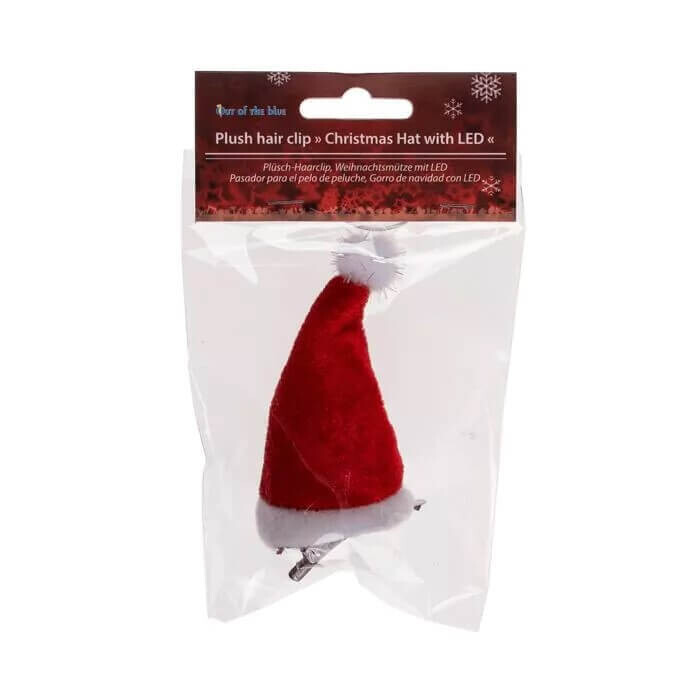 Pinces pour cheveux bonnet de Noël