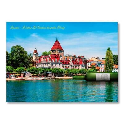 « Lausanne mon amour »carte postale La Vaudoise