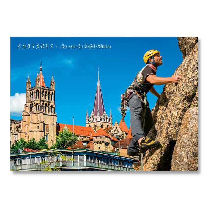 « Lausanne mon amour » carte postale Petit-Chêne
