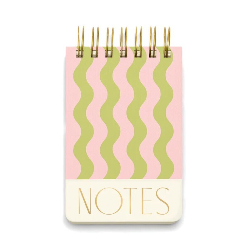 Carnet Spirales - Wavy stripes