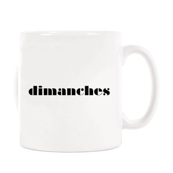 La tasse Particules - Dimanches