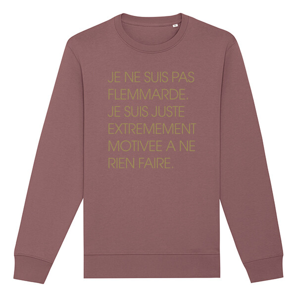Pull femme : Flemmarde