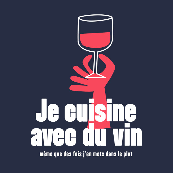 Le linge Particules - Je cuisine avec du vin