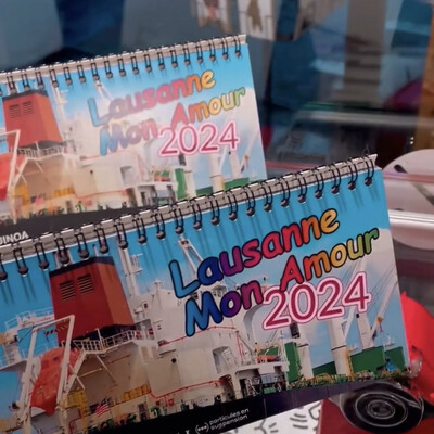PROMO Calendrier de bureau 2024 « Lausanne, mon Amour »