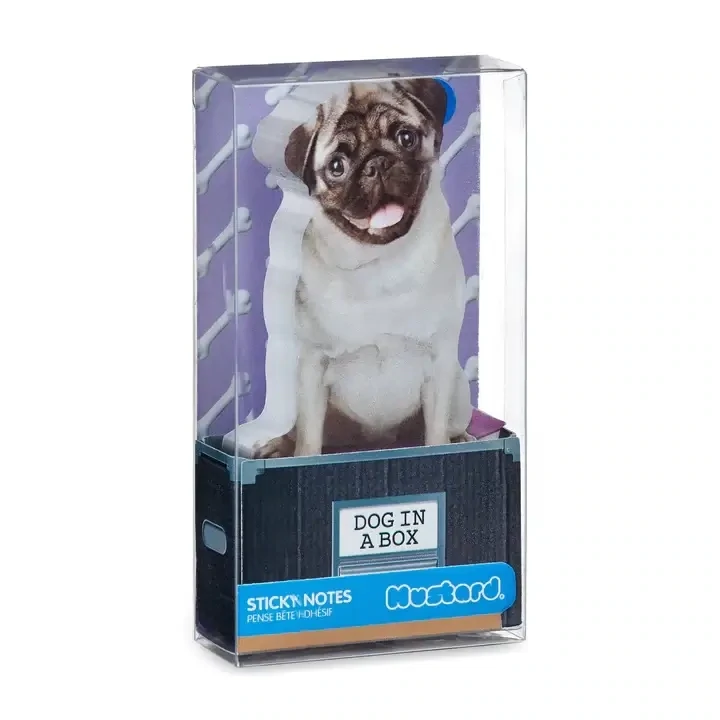 Post-it Chien dans une boîte