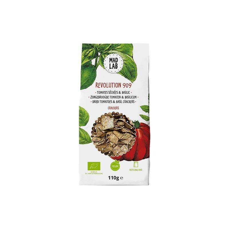Crackers aux tomate & basilic