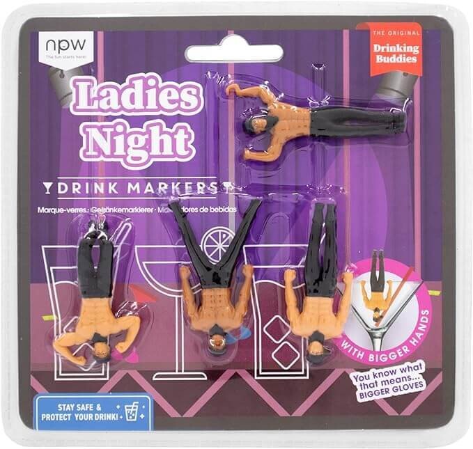 Marqueurs de verre Ladies night