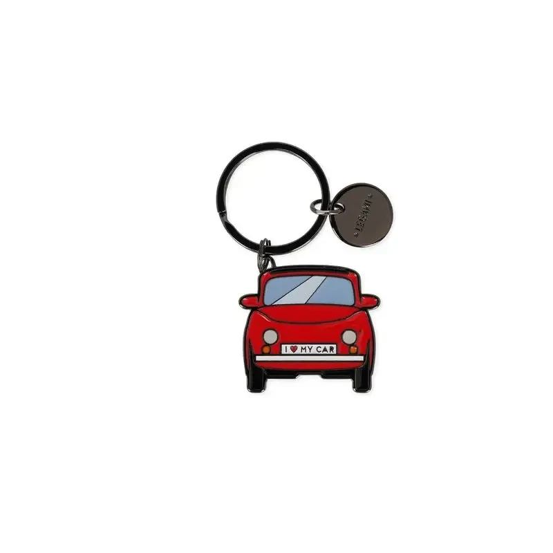 Porte-clés en métal voiture