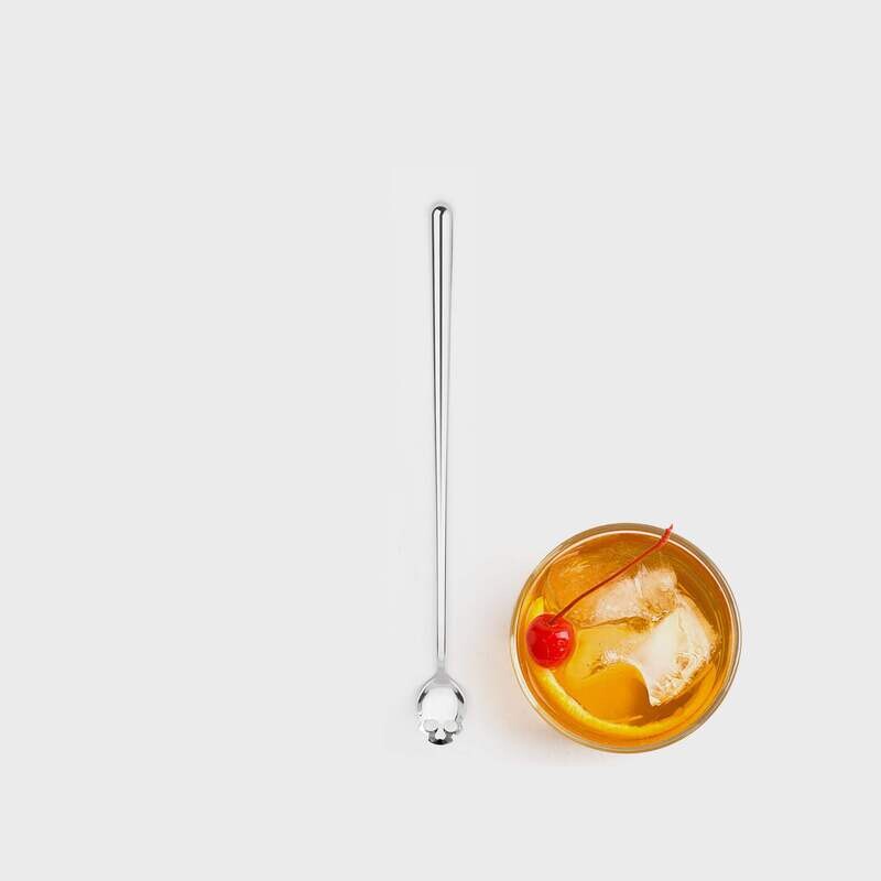 Cuillère à bar tête de mort