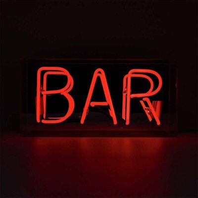Néon en verre : Bar