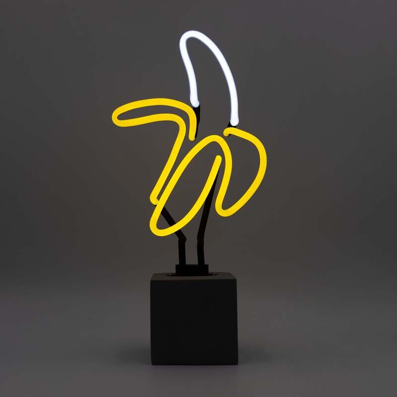 Néon en verre : Banane