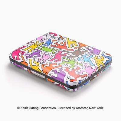 Porte feuille alu Keith Haring Color