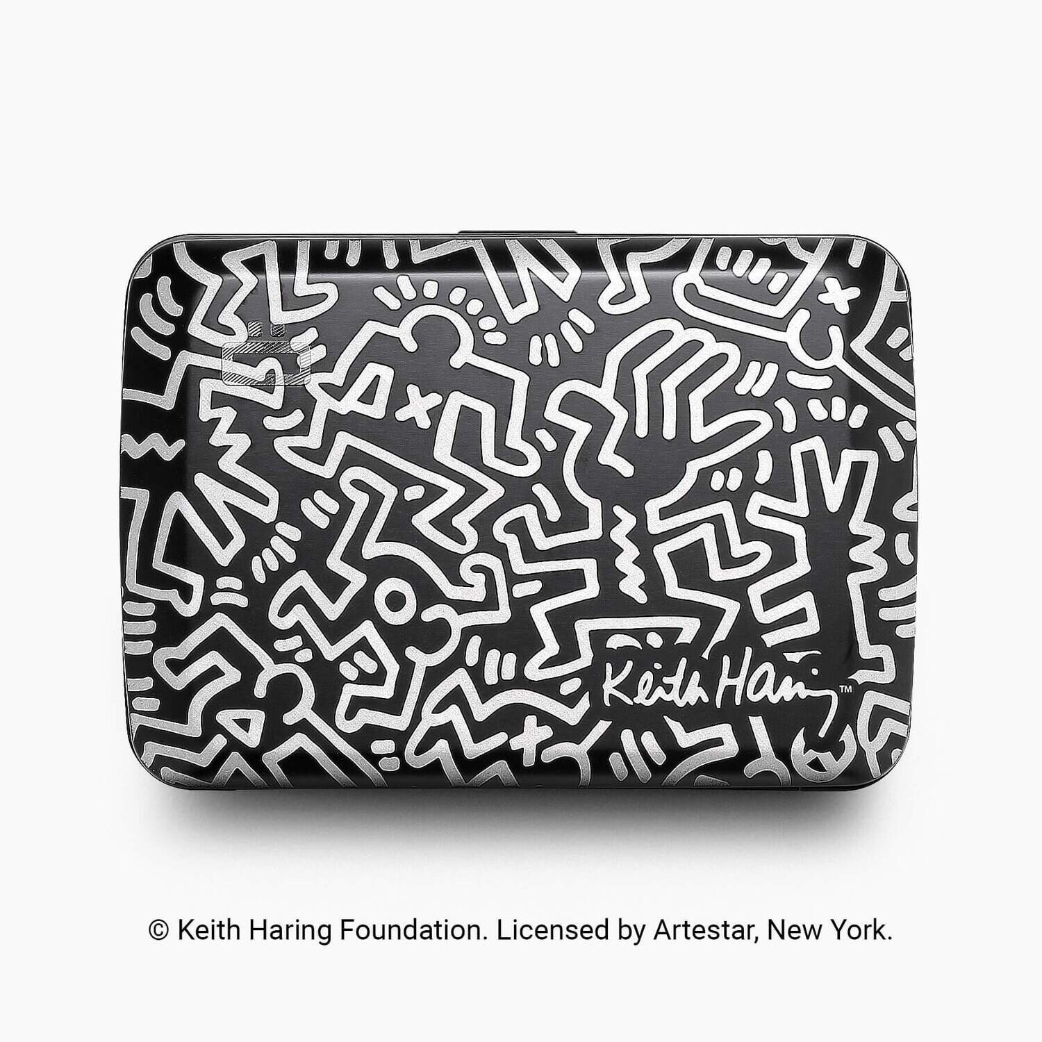 Porte carte de crédit Keith Haring Black and White
