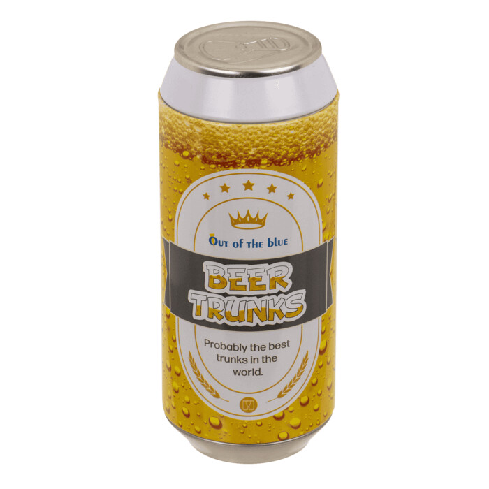 Boxer dans une canette de bière
