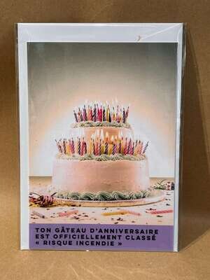 Carte de vœux Particules - Ton gâteau d'anniversaire